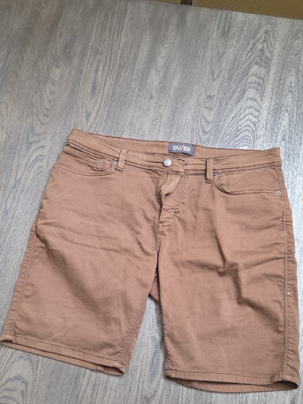 DU/ER Men's Brown Performance Casual Shorts